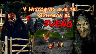 CUATRO HISTORIAS TERRORIFICAS QUE TE QUITARAN EL SUEÑO