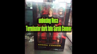 unboxing Neca Terminator dark fate Sarah Connor