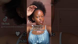 Pinterest 4C inspired hairstyles for natural hair(FAIL😭)#viral #youtubeshorts #queenmakgaba #shorts