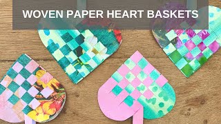 Woven Heart Baskets