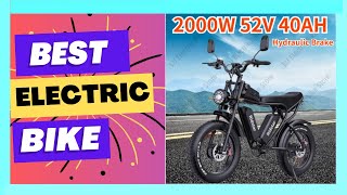 Q20 Electric Bike 2000W Dual Motor 52V40AH Lithium Battery Motorcycle City Electric