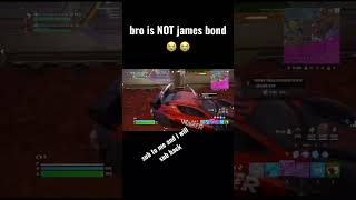 bro is NOT james bond… #fortnite #gaming #shorts