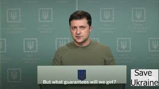 Ukraine president Zelensky appeal to the world