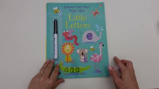 Usborne - Early Years wipe clean Little Letters