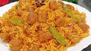 soya chunks rice recipe indian soybean pulao kaise banate hain soya pulao recipe