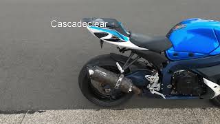 2011 GSXR 750 walk around test ride