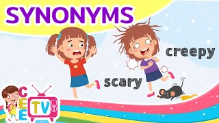 Synonyms | Basic English Vocabulary for Toddlers, Preschoolers and Kindergarten Kids