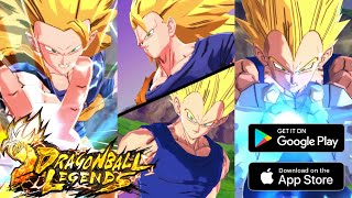 LL Super Saiyan 3 Goku & Super Saiyan 2 Vegeta Vs Buu : Kid | Dragon Ball Legend