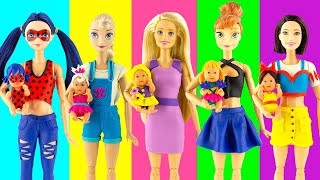 Play Doh Disney Princess Rapunzel Elsa Anna Ladybug and little princesses play doh toys for kids