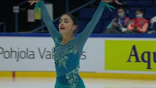 Ladies Free Skate Highlights Finlandia Trophy 2021 YLE TV