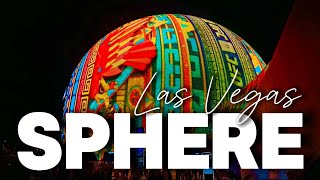 Las Vegas Sphere 🌐 Up-Close View of Lights! July 2024