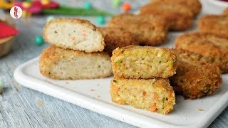 Chicken and Vegetable Noodle Nuggets Recipe By Food Fusion