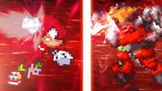 Knuckles VS E-123 Omega (pivot sprite battle)