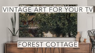 Forest Cottage | Turn Your TV Into Art | Vintage Art Slideshow For Your TV | 1Hr of 4K HD Paintings