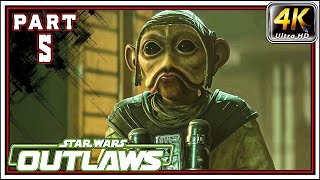 STAR WARS OUTLAWS Full Gameplay Walkthrough PART 5 - The Sabotage Mission [4K 60FPS]