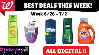 Best Walgreens Couponing Deals - 100% DIGITAL || FREEBIES + Moneymakers!! (Week 6/26-7/2)