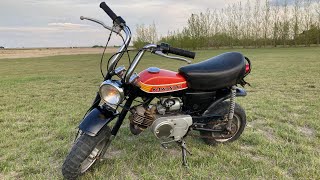 1978 Kawasaki KV75 Start Up and Walk Around