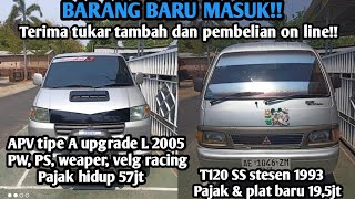 Selasa, 07 november 2023 | Review APV tipe A upgrade L 2005 dan Mitsubishi T120 SS stesen 1993