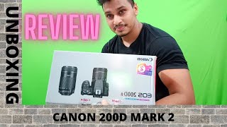 Best DSLR camera for new YouTubers || Canon 200D mark 2 | Unboxing and review 1st experience||