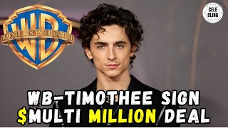 Warner Bros & Timothee sign $ Multi Million Deal #timotheechalamet #timothee #hollywood #CELEBLING