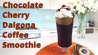 DALGONA Coffee Smoothie | Chocolate Cherry Bomb Recipe