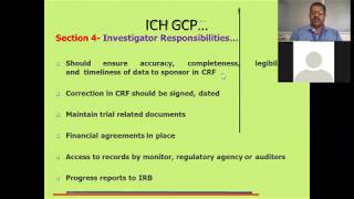 Lecture on ICH and GCP guidelines Part 2