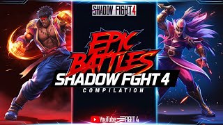 Shadow Fight 4: Greatest Fights Compilation | Intense Combos & Epic Wins