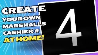 Marshalls Cashier #4 | Create It At Home Using Google Slides!