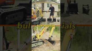 Learn the PERFECT mini excavator bucket combination #Shorts