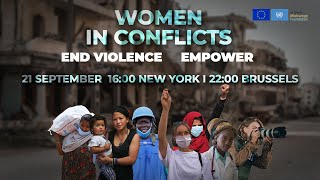 Women in  Conflicts: High Level UNGA76 Side Event GoF for the Elimination of VAW and Girls