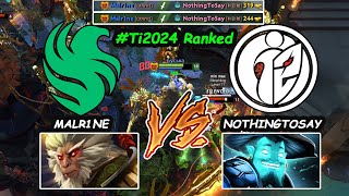 Malr1ne vs NothingToSay | 15K MMR Team Falcons IG.G2 MIDLANE BATTLE #Ti2024 Ranked