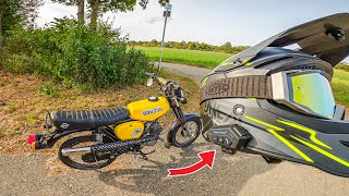 SMARTRIDE-SET / MotoEars im TEST - Sena Intercom Ersatz? | Simson Motovlog