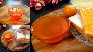 দোকা‌নের মত অরেঞ্জ জে‌লি রেসিপি | Homemade Orange Jelly Recipe Bangla | Orange Jam | Komolar Jelly