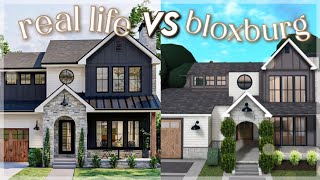 building a REALISTIC modernized SUBURBAN house in bloxburg | step by step | house build