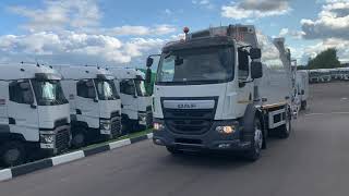 Новые мусоровозы DAF c надстройками NTM для нужд города Москвы!