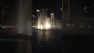 Dubai Water fountain ⛲️ 👌 😍 ✨️