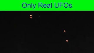 Fleet of UFOs over Merced, California.