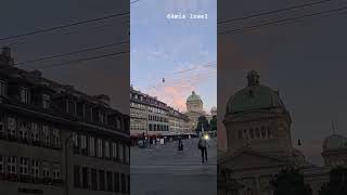 Wonderful sky,🤗 Bärenplatz , Käfigturm, Bundeshaus #bern #Switzerland #Altstadt #historicalplaces