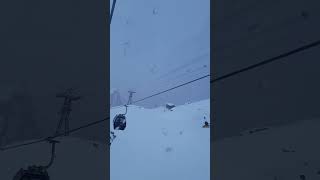 Cable car going up to mount titlis #cablecar #switzerland #titlis #snow #shorts #short