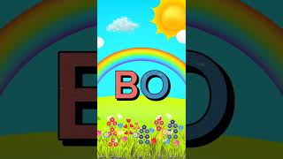 BA BE BI BO BU #alphabet #shorts