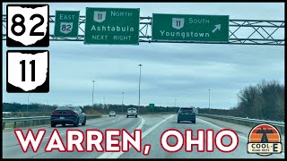 Warren, Ohio Bypass OH-82/OH-5 EB and OH-11 SB to I-80