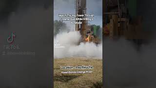 Watch This Rig Power Through Extreme Dust While Drilling a Borehole!