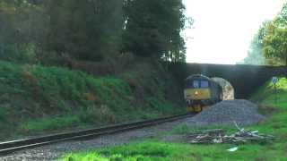 Thrash! Class 33 departing - Spa Valley