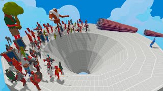 EVERY UNIT vs EVERY GOD IN HOLEY SLIDE | TABS Totally Accurate Battle Simulator