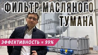 Фильтр масляного тумана, очистка воздуха, сепарация и рекуперация масла из смолянистых паров и дымов