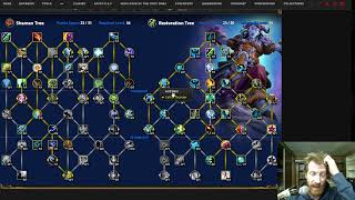 WoW Dragonflight Resto Shaman DAMAGE Talents