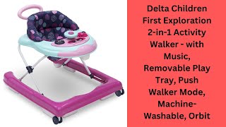 Delta Children First Exploration 2 in 1 Activity Walker