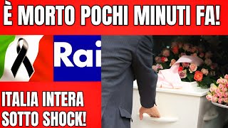 È MORTO IMPROVVISAMENTE E POCHI MINUTI FA IL NOTO CONDUTTORE TELEVISIVO! - ITALIA SOTTO SHOCK...