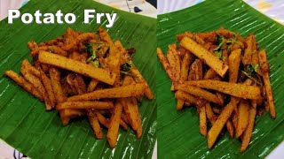 Potato Fry | உருளைக்கிழங்கு வறுவல் | Urulai Kizhangu Varuval | Potato fry for Curd Rice