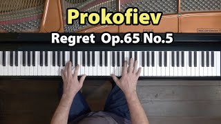 Prokofiev “Regrets” Music for Children Op.65, No.5 - P. Barton, FEURICH grand piano